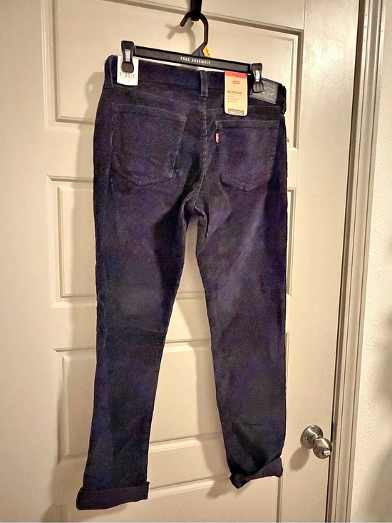 Levi's Pants - Levi's Boyfriend Corduroy Pants Straight Leg Black Waist 28 x 30